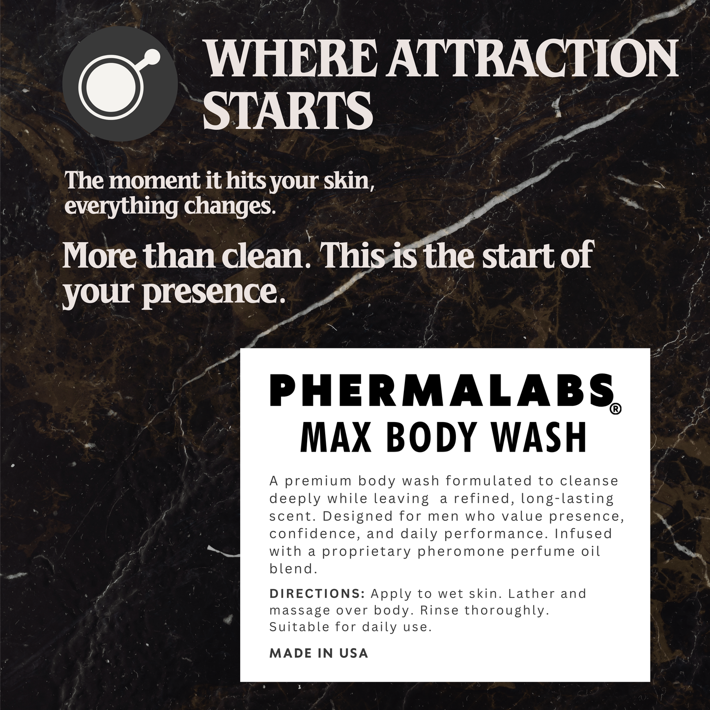 MAX CORE™ Pheromone-Infused Body Wash