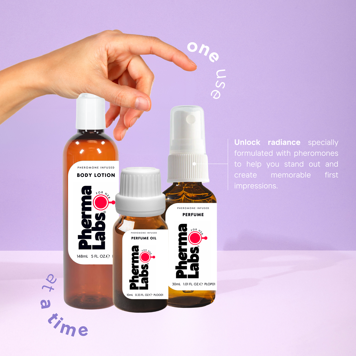ALL NIGHT PhermaLabs Pheromone Infused Essentials Bundle Plus [Attract Men]
