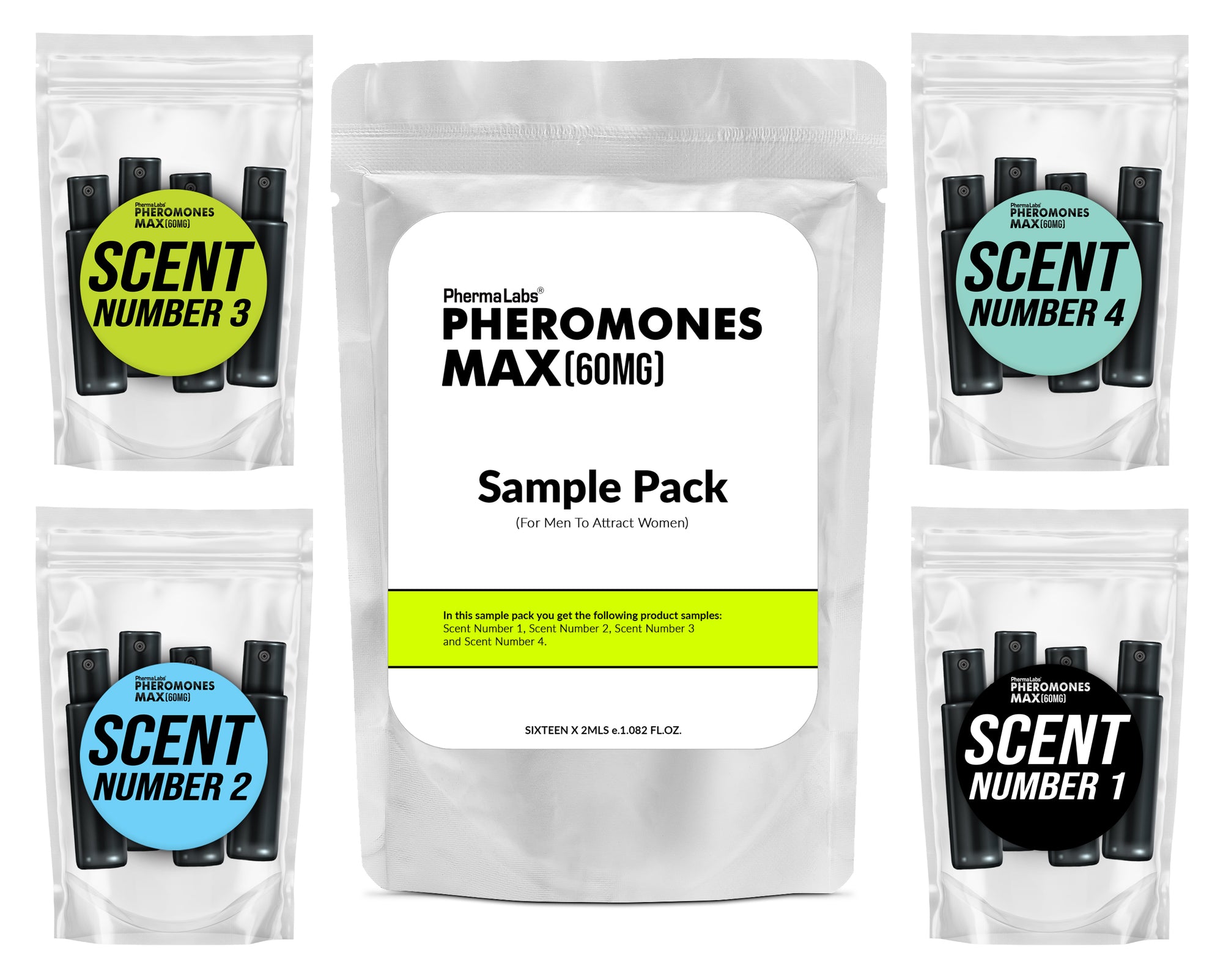 Pheromones MAX Sample Pack Bundle [Attract Women]
