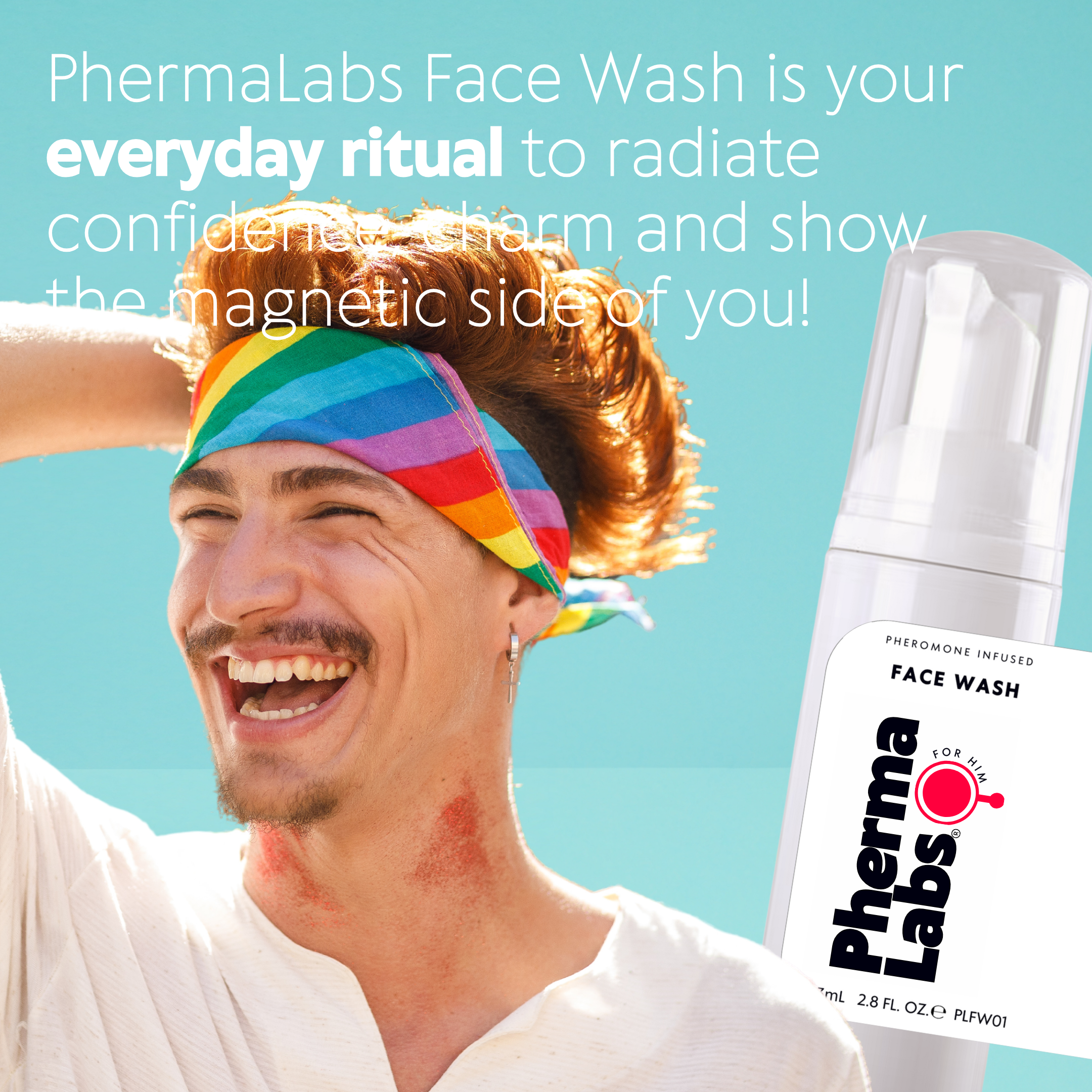 Face Wash For Gay Men With Pheromones To Attract Men | Vegan Face Cleanser