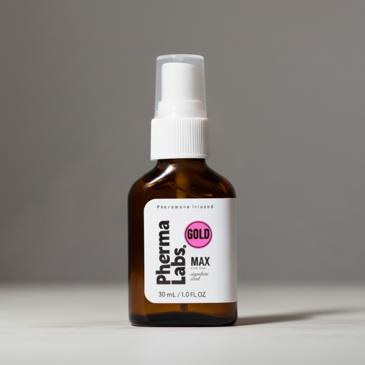 MAX GOLD™ – Pheromone-Infused Perfume for Women | 1 oz