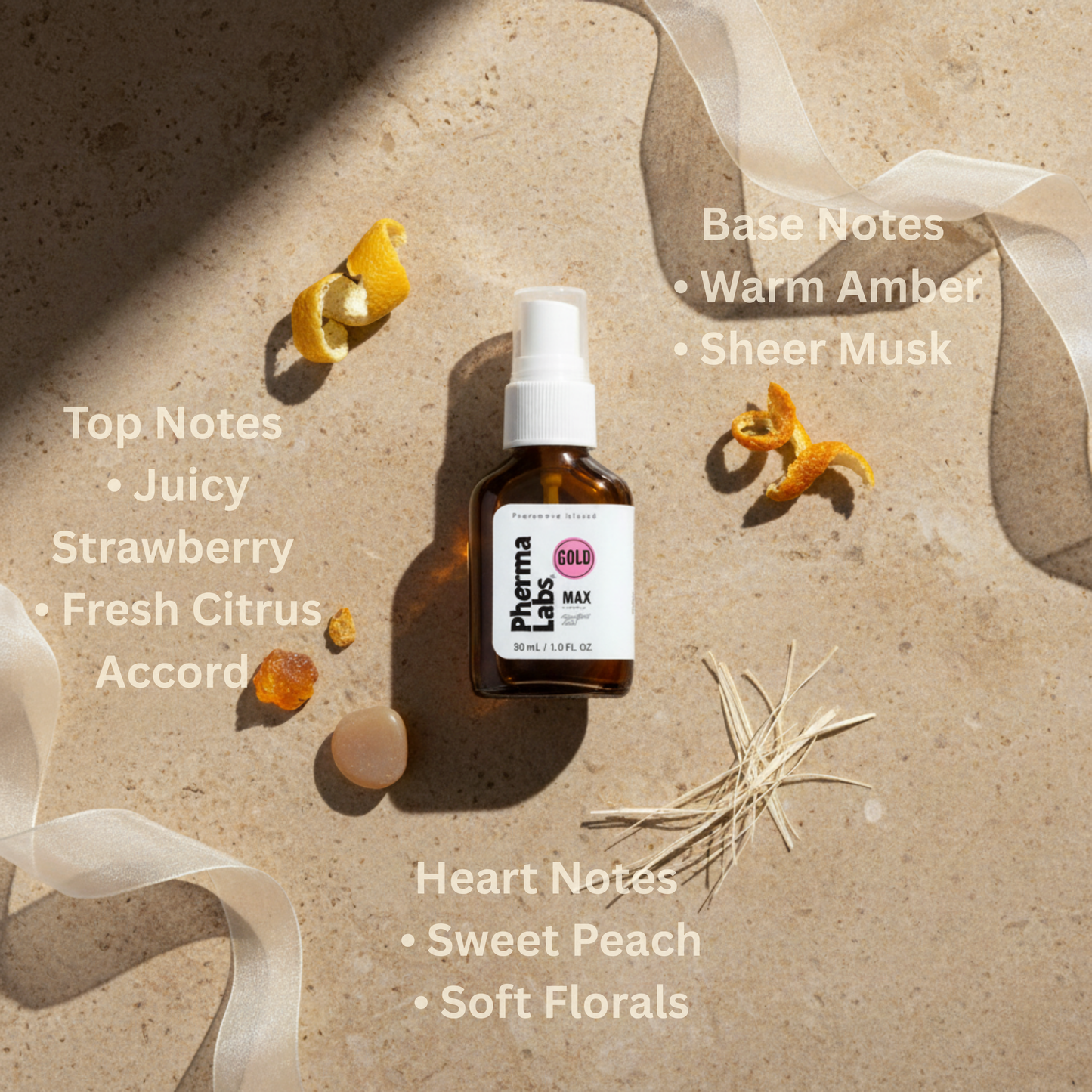 MAX GOLD – Pheromone-Infused Perfume for Women | 1 oz