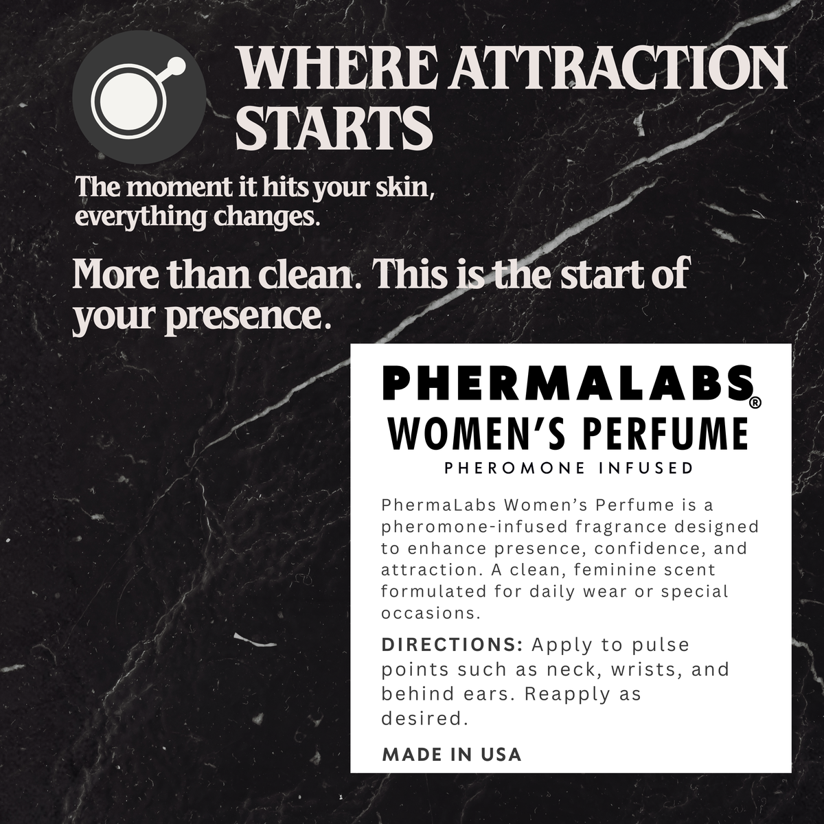 ORIGINAL Pheromone Infused Perfume for Women