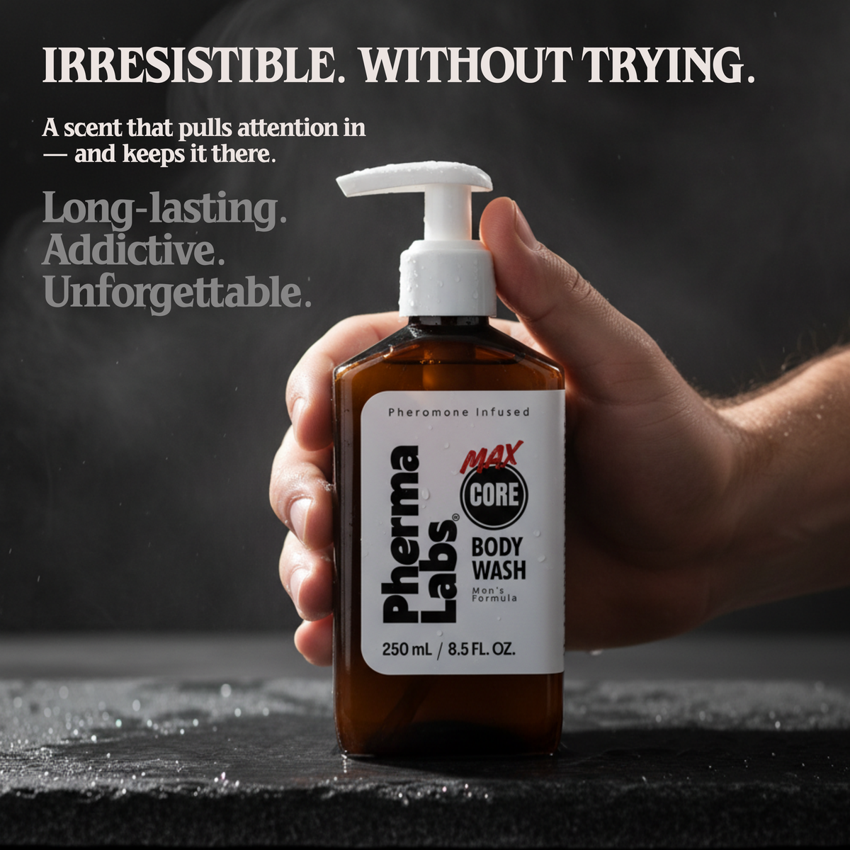 MAX CORE Pheromone Infused Body Wash | 8.5 fl oz