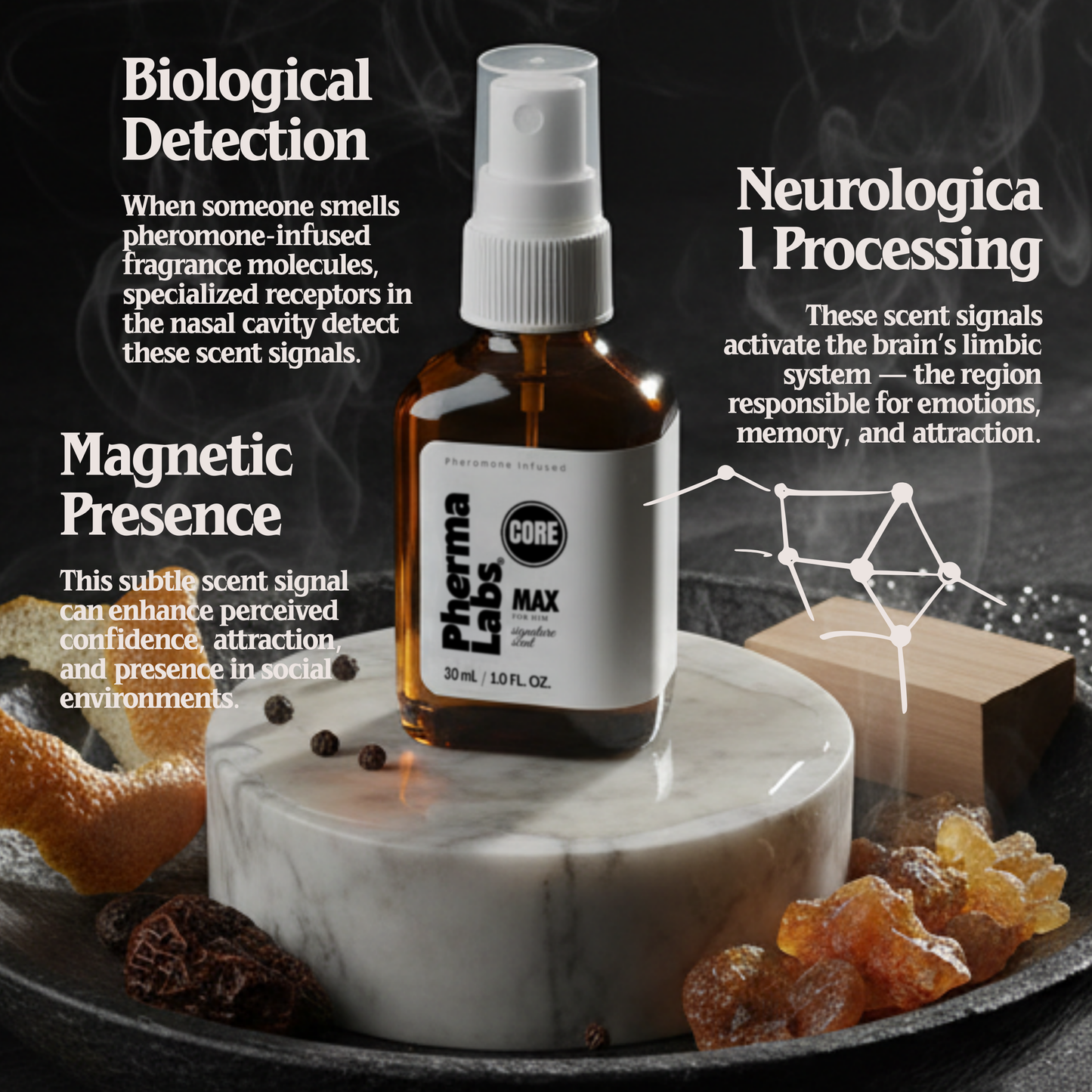 MAX CORE Pheromone Infused Cologne 1.0 FL OZ