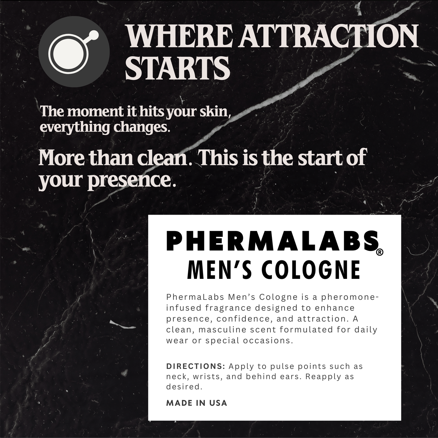 MAX CORE Pheromone Infused Cologne 1.0 FL OZ