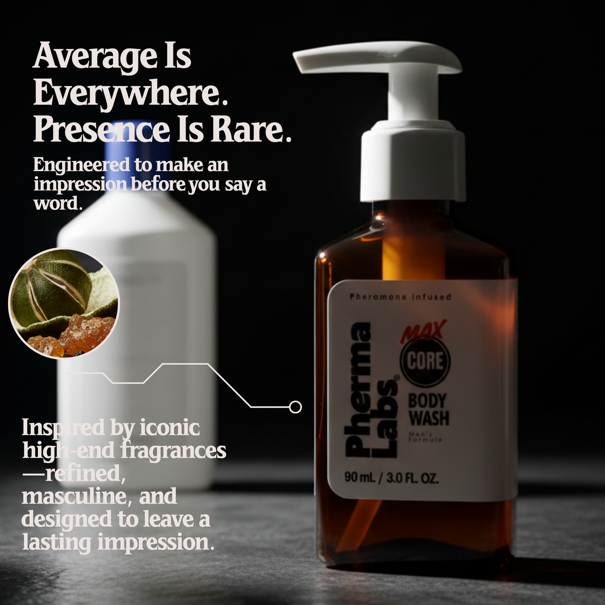 MAX CORE Pheromone Infused Pocket Body Wash | 3 fl oz