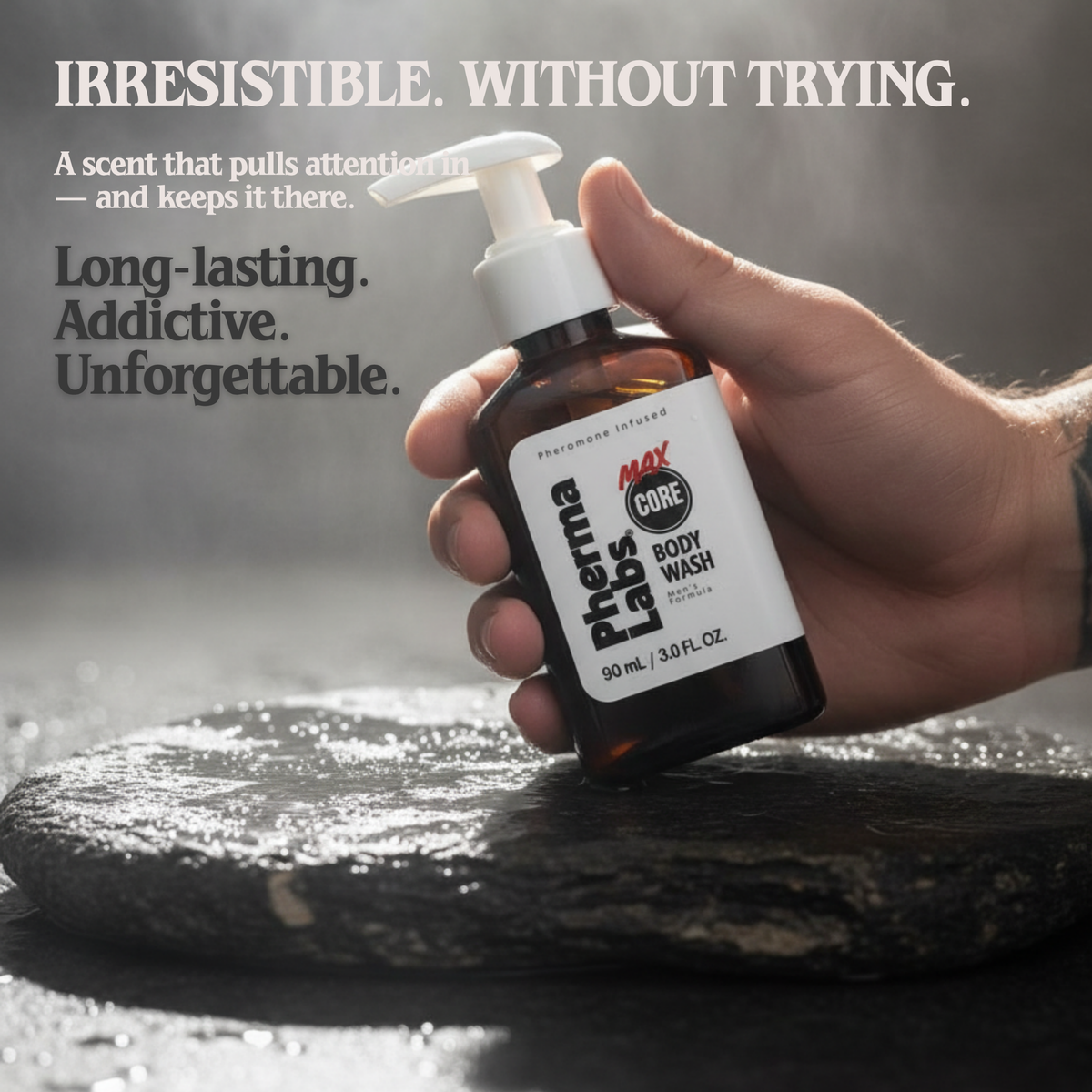 MAX CORE Pheromone Infused Pocket Body Wash | 3 fl oz