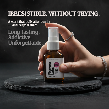 MAX GOLD™ – Pheromone-Infused Perfume for Women | 1 oz