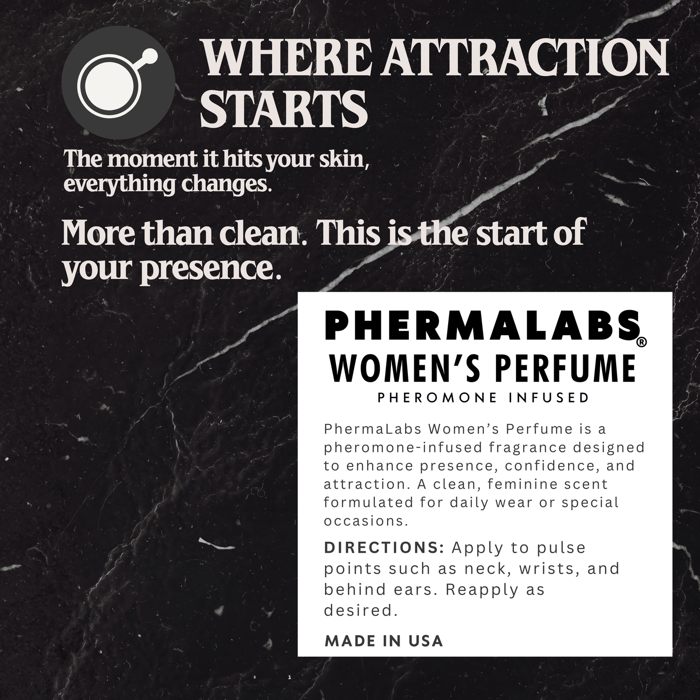 MAX GOLD™ – Pheromone-Infused Perfume for Women | 1 oz