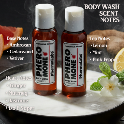 PHERO MONE Mini 2-Pack | Pheromone Body Wash | Travel Size