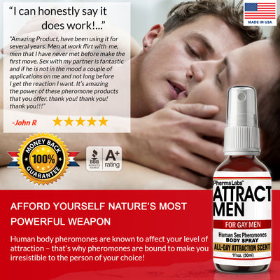 Gay Body Spray All Day Scent [Attract Men]