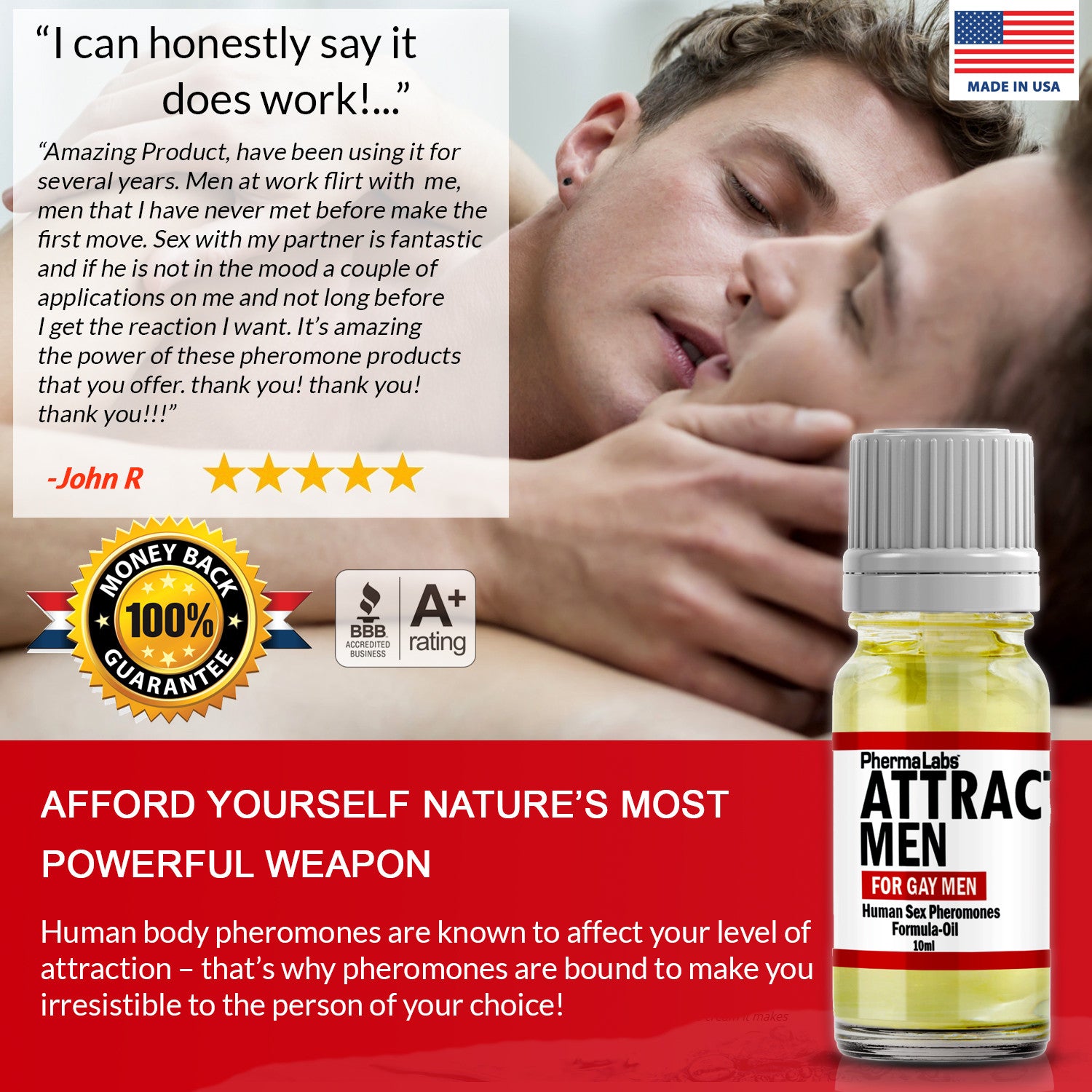 Gay Body Oil [Attract Men]