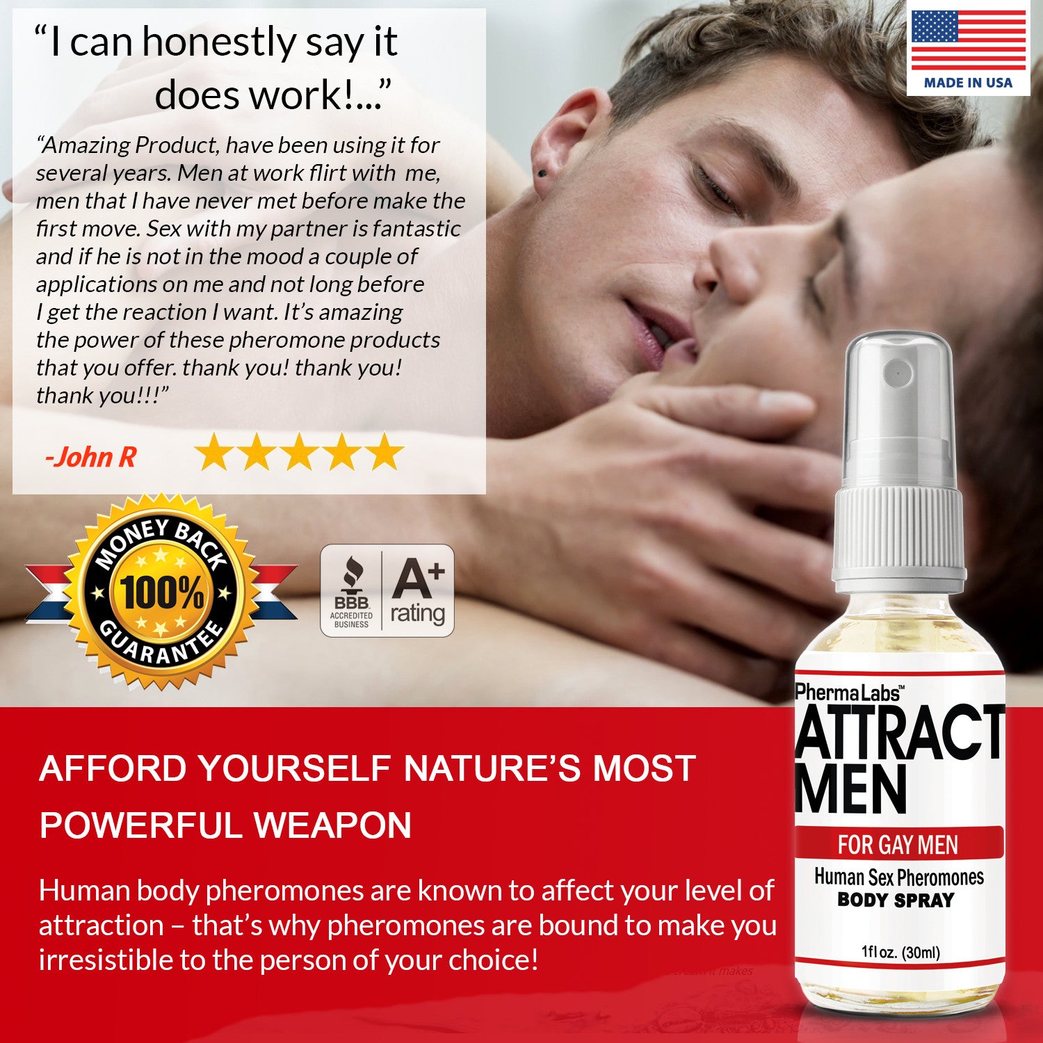 Gay Body Spray [Attract Men]