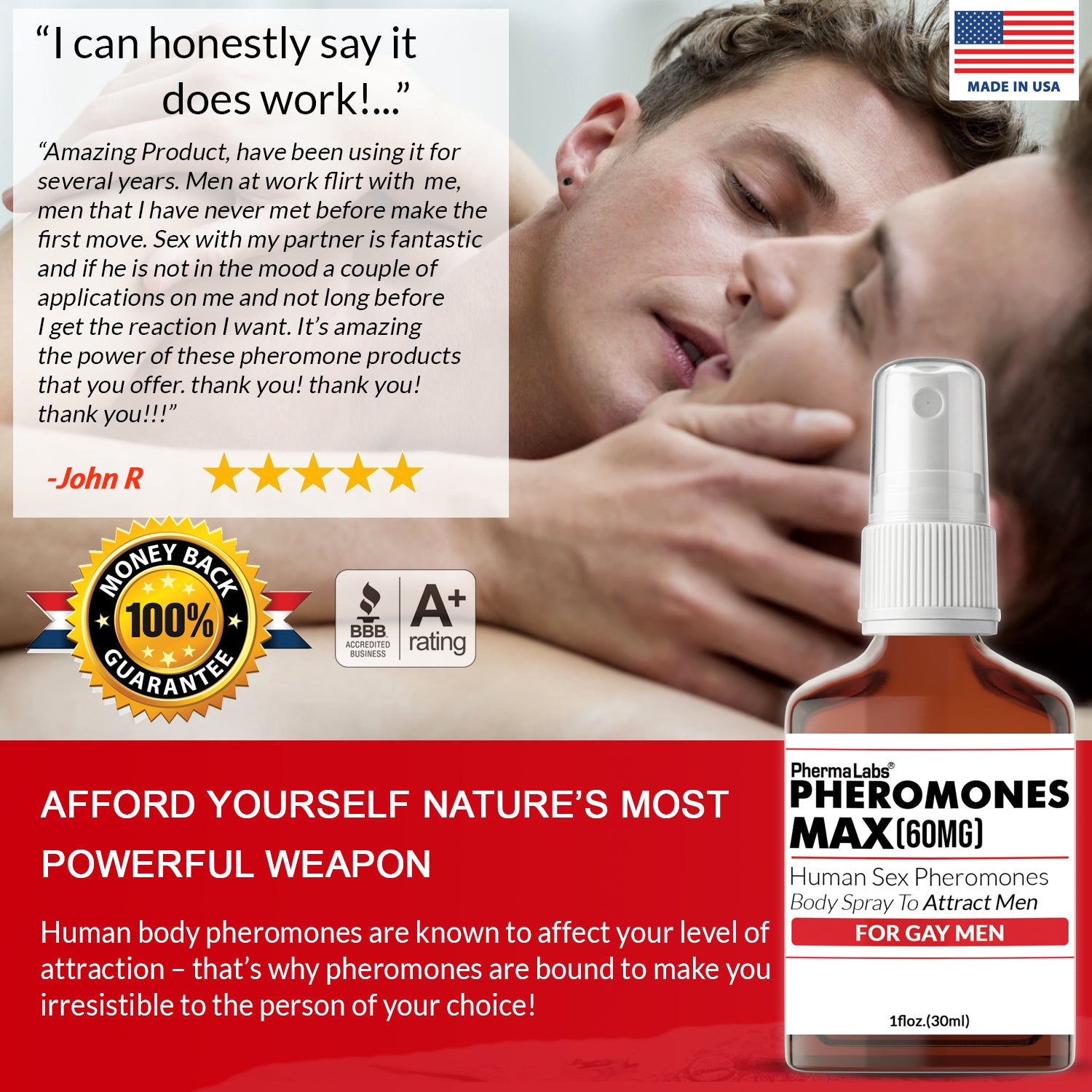 Gay Body Spray Max [Attract Men]