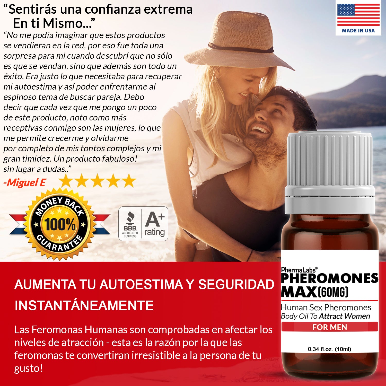 Aceite corporal MAX [Atraer Mujeres]