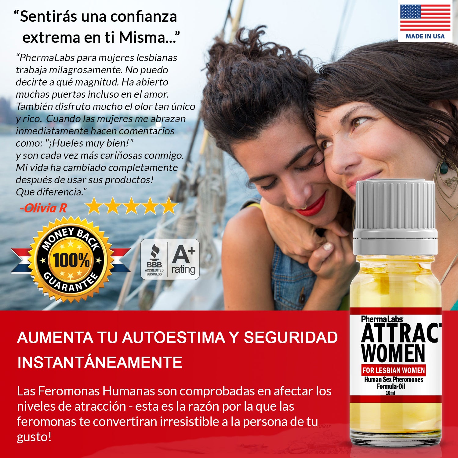 Aceite corporal para Lesbiana [Atraer Mujeres]