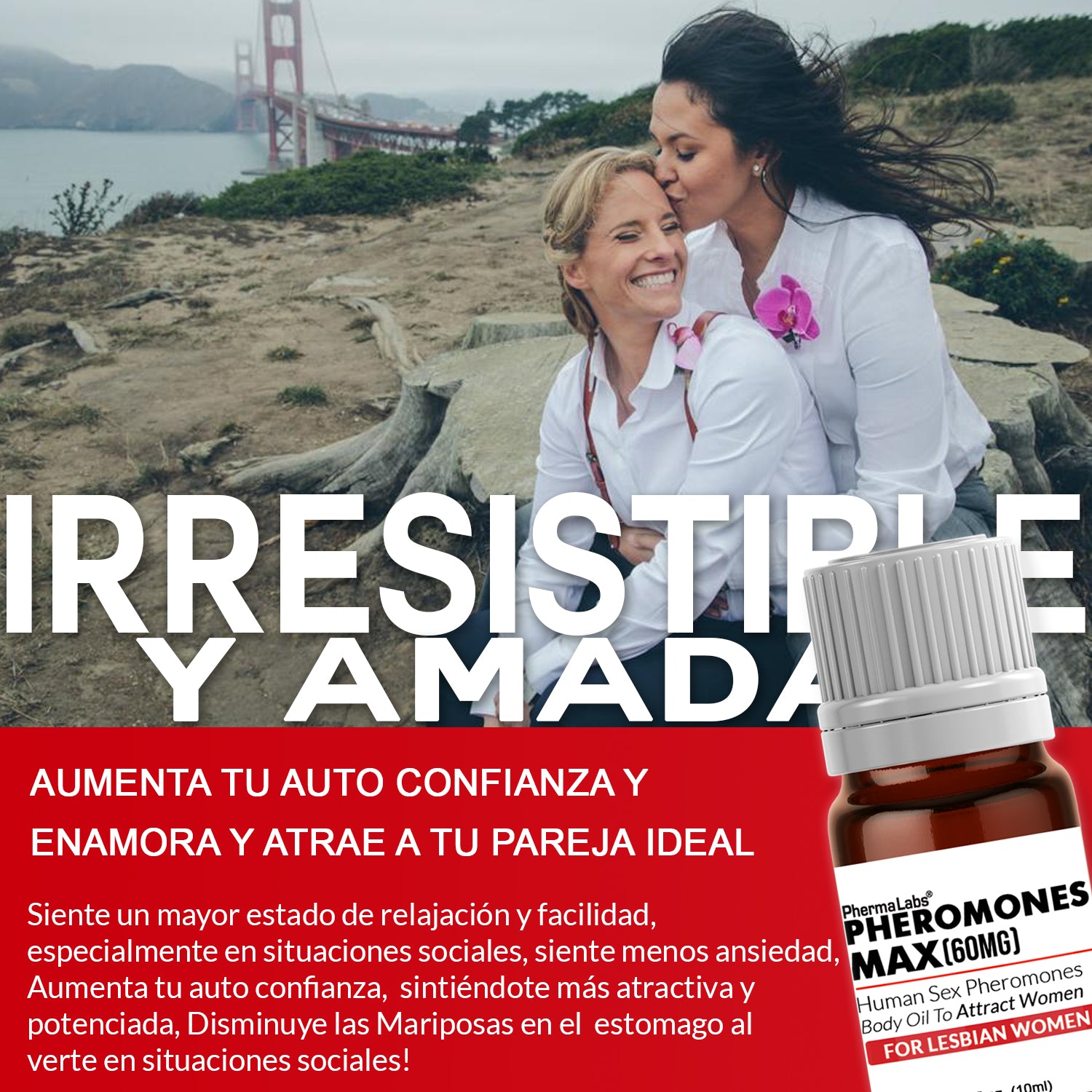 Aceite corporal Lesbiana MAX [Atraer Mujeres]